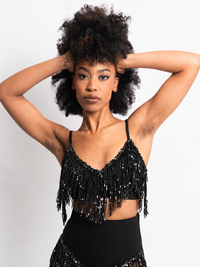 Black Go Go Bralette