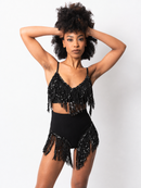 Black Go Go Bralette