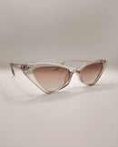 Beige Cat Eye Sunglasses