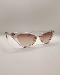Beige Cat Eye Sunglasses