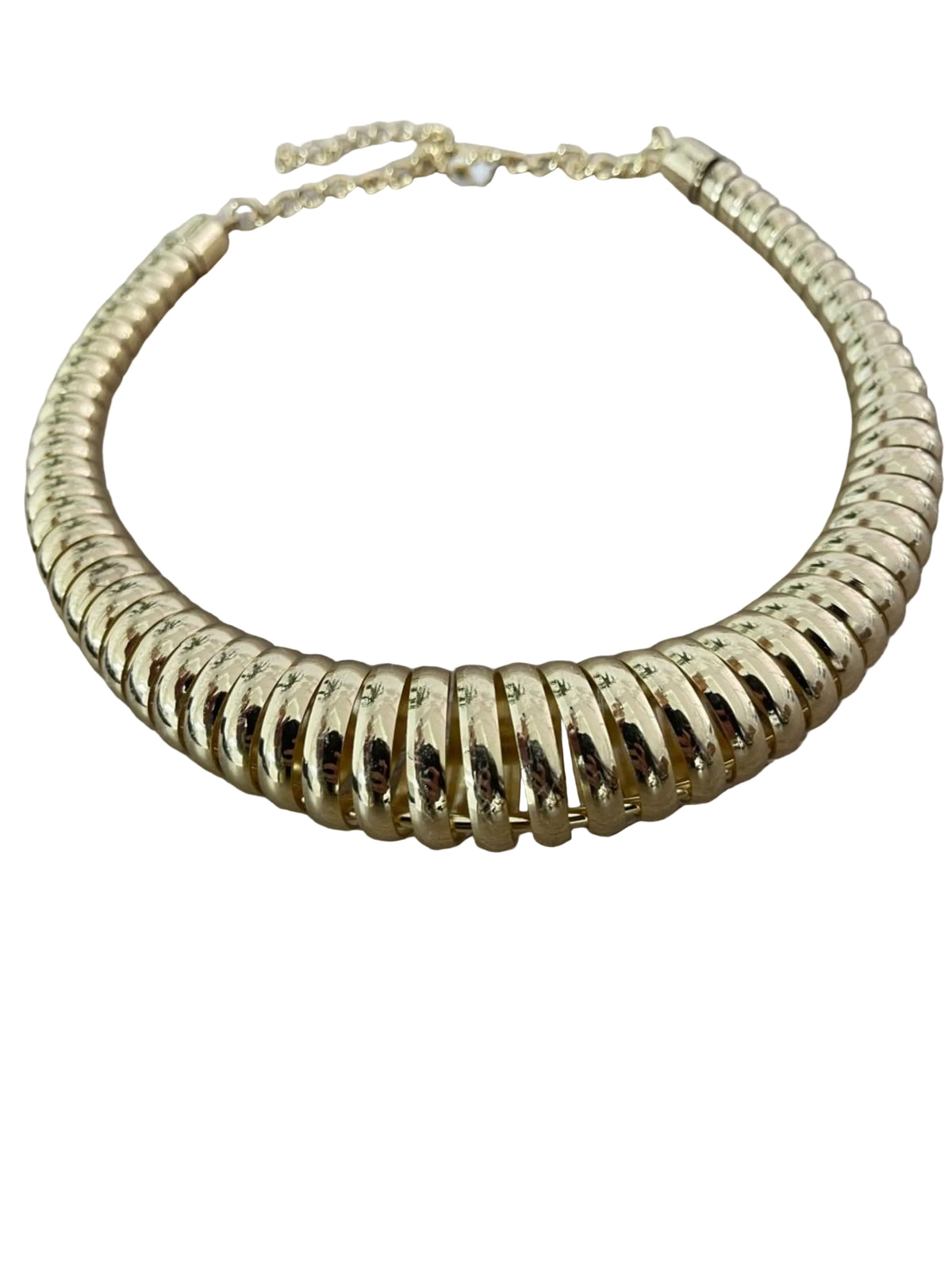 Gold Spiral Choker