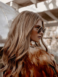 Toffee Feather Capelette