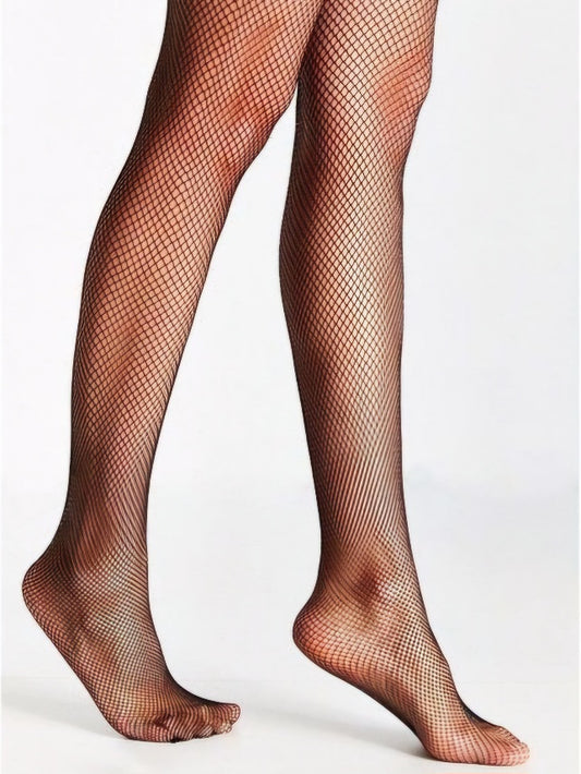 XS Black Fishnet Stockings