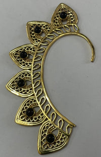Gold labradorite pointe ear cuff
