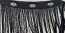 Black  eye Tassel Belt