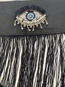 Black  eye Tassel Belt