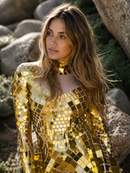 Gold Cosmic Dress