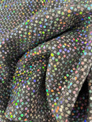 Holographic Cowl Tie Top