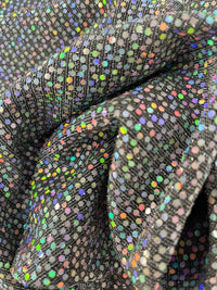 Holographic Cowl Tie Top