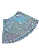 Aqua Holographic Skirt