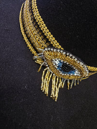Golden Boater Hat