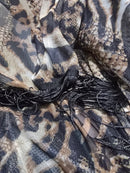Leopard Tie Kimono