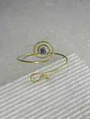 Azurite Spiral Arm Cuff