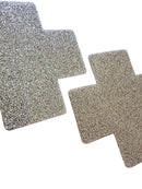 Golden Glitter Cross Pasties