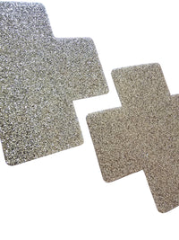 Golden Glitter Cross Pasties