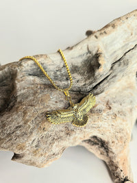 Gold Eagle Necklace