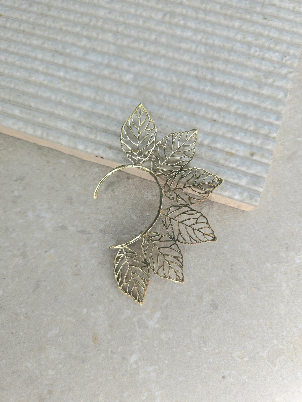 Gold Leaf Ear Cuff