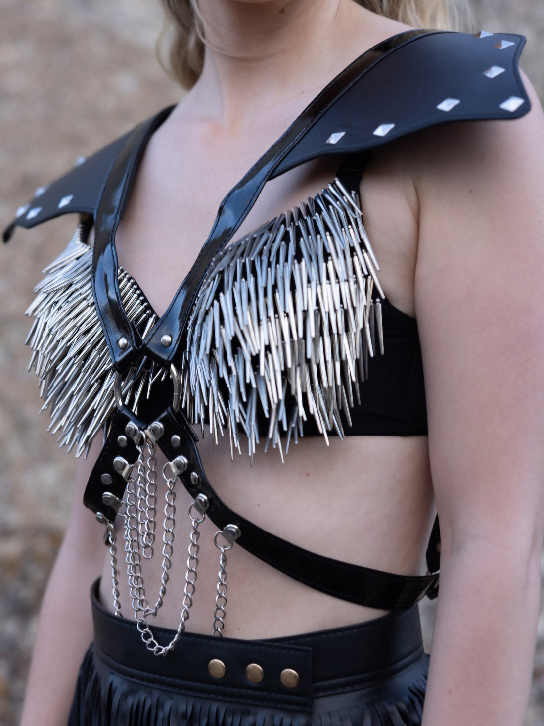 Black Shoulder Harness