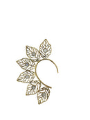 Gold Leaf Quartz Ear Cuff