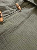 Olive Pangea Hooded Top