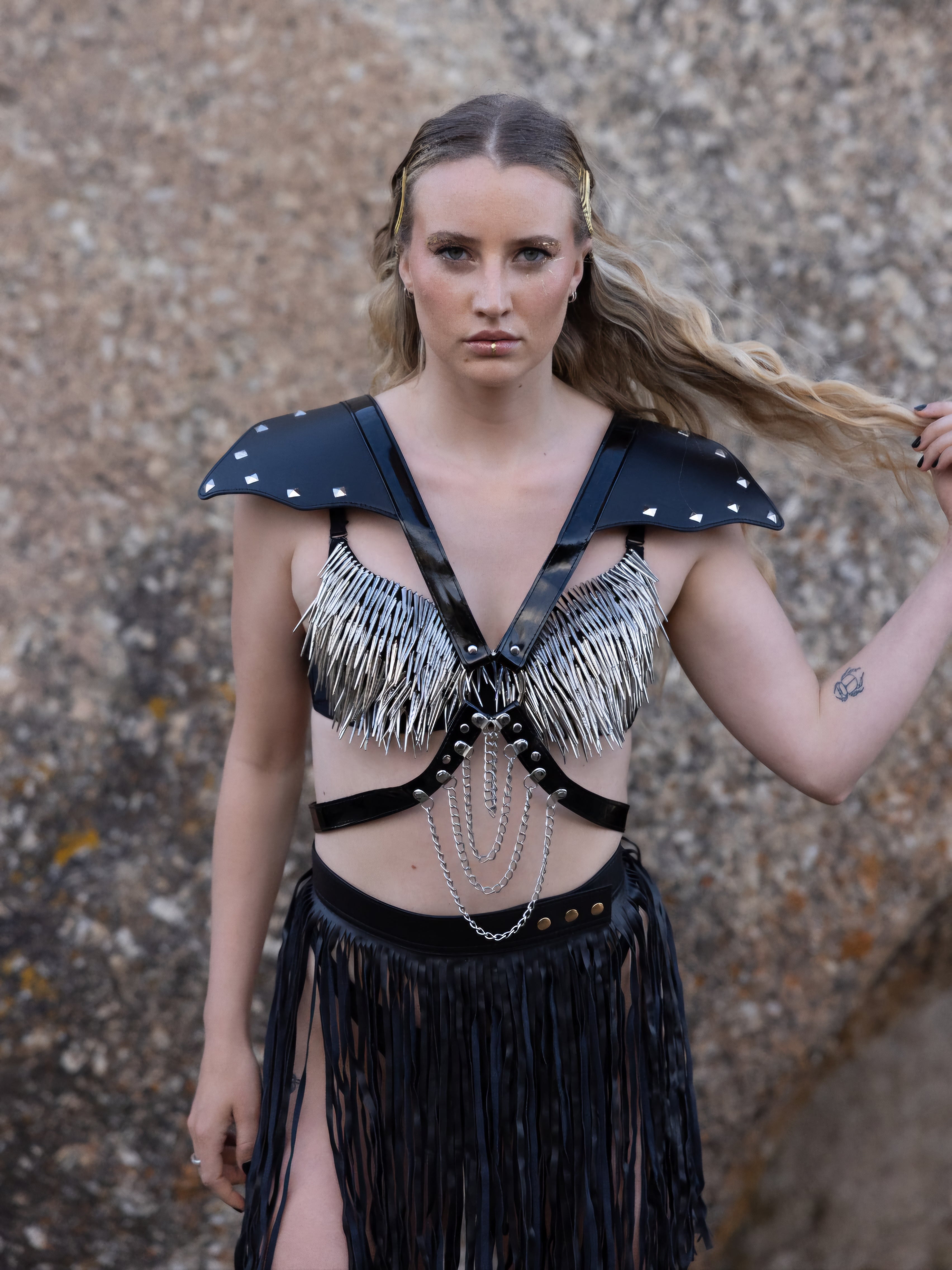 Black Shoulder Harness