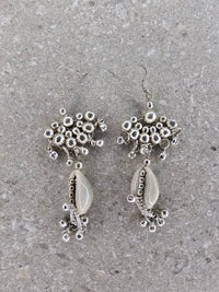 Ira Cowrie Mirror Earrings
