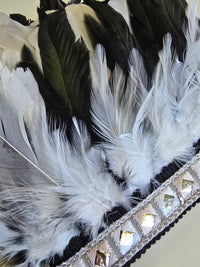 Domino Feather Bralette