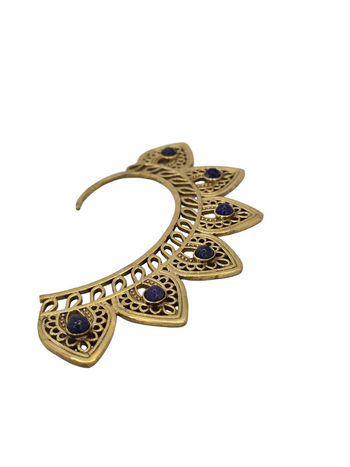 Azurite Pointe Gold Ear Cuff