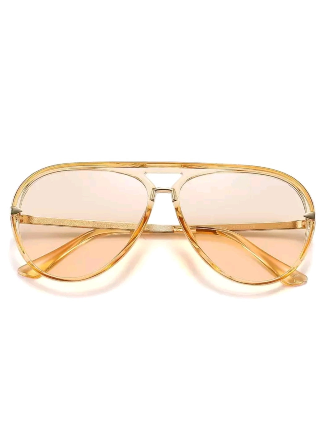 Champagne Pilot Sunglasses