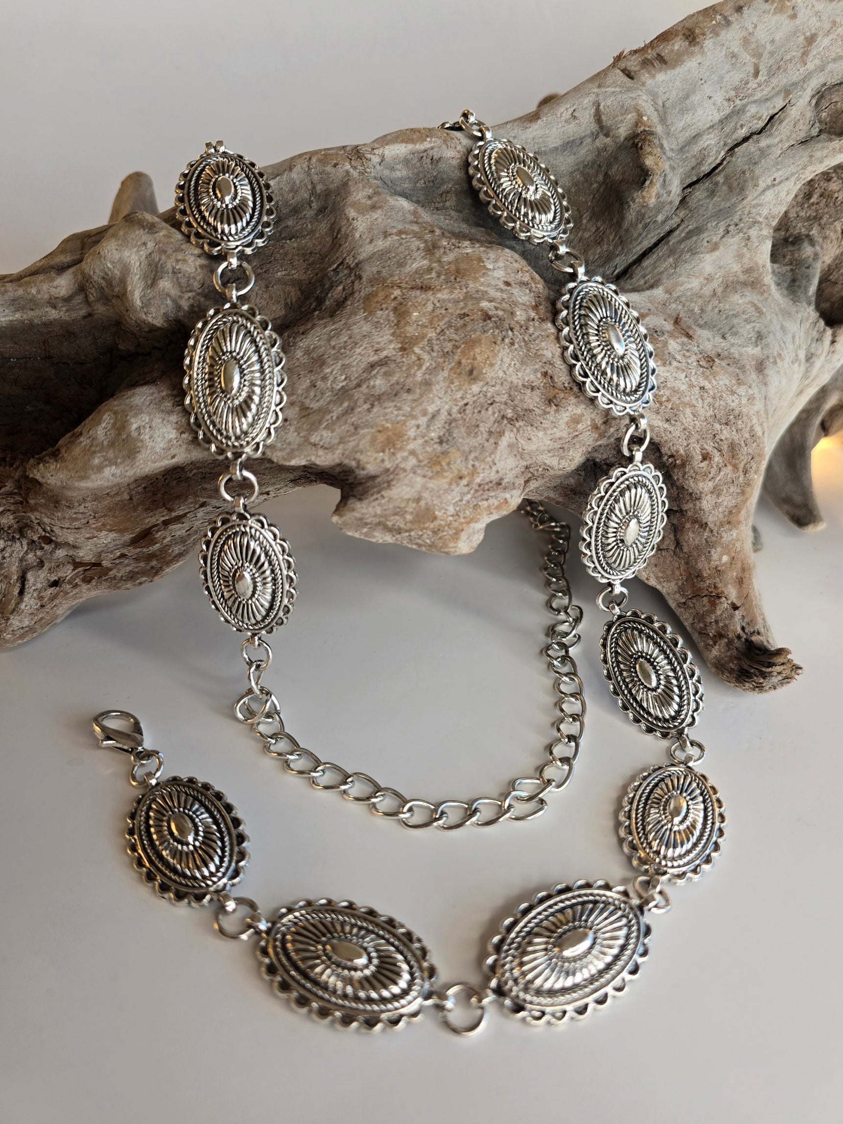 Silver Howdy Waist Chain