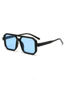 Blue Square Frame Sunglasses