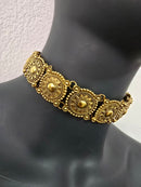 Bronze Flower Choker