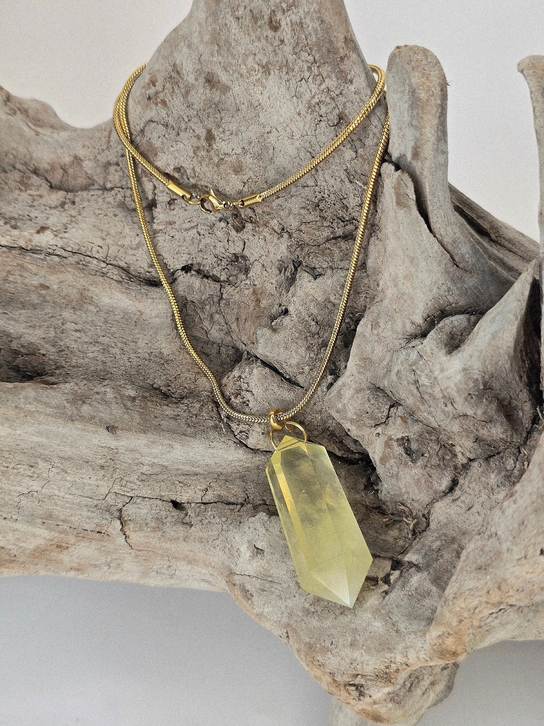 Citrine Quartz Necklace