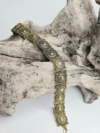 Bronze Flower Choker