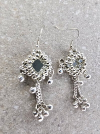 Flora Mirror Earrings