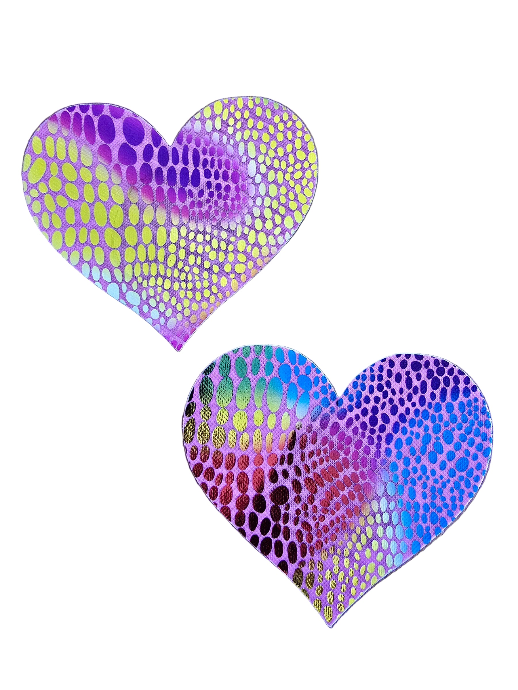 Pink Satin Heart Pasties