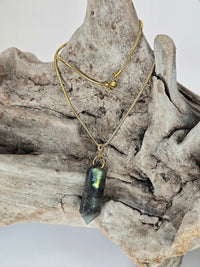 Labradorite Quartz Necklace