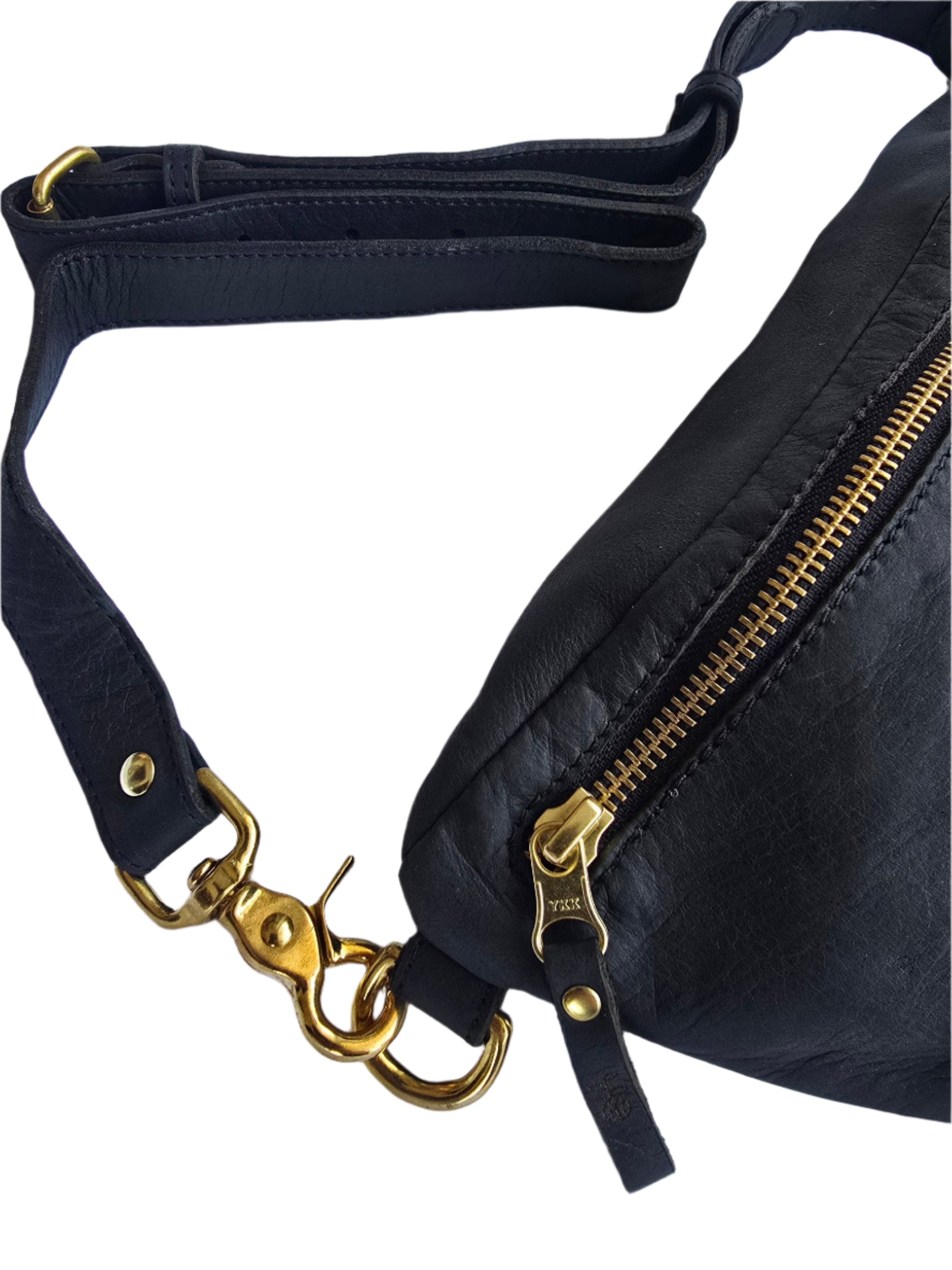 Onyx Serpent Moon Bag