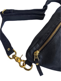 Onyx Serpent Moon Bag