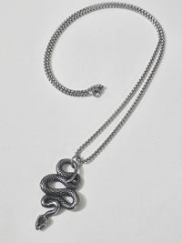 Silver Serpent Necklace