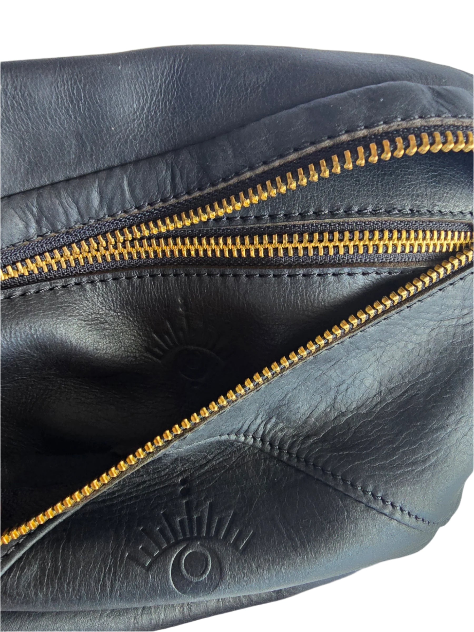 Onyx Serpent Moon Bag