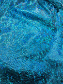 Blue Holographic Shorts