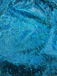 Blue Holographic Shorts