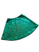 Green Holographic Skirt