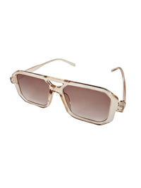 Blush Square Frame Sunglasses
