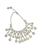 Silver Distressed Queen Choker