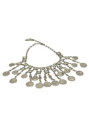 Silver Distressed Queen Choker