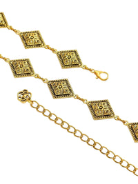Gold Geometric Waistchain