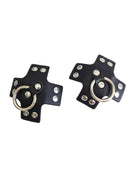 Black Kink Cross Pasties