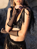 Leather Fringe Harness